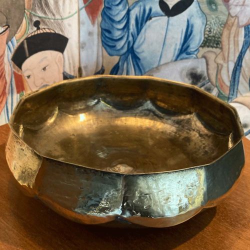 Indian silver bowl