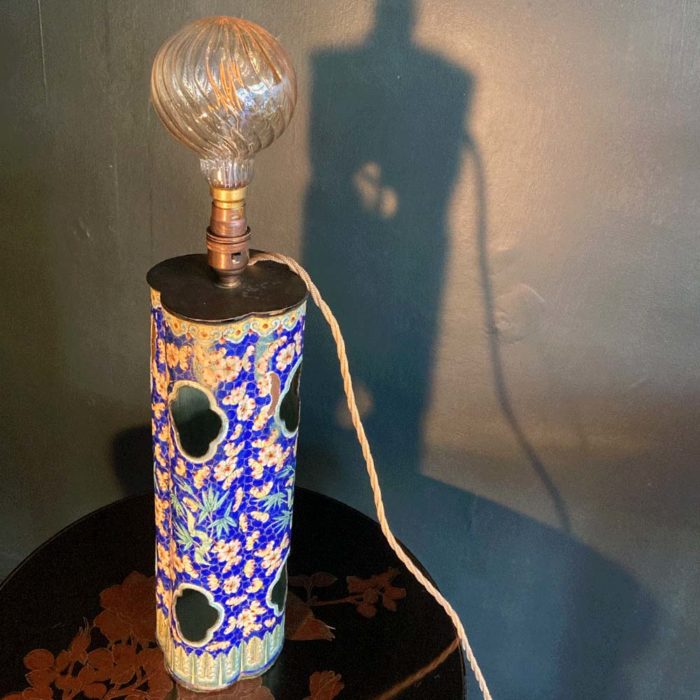 antique cloisonne lamp