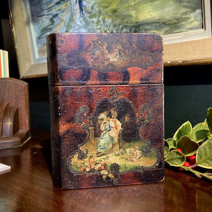 antique book storage box