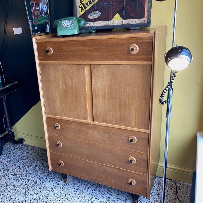 Mid century modern tallboy dresser 3 Legged Duck