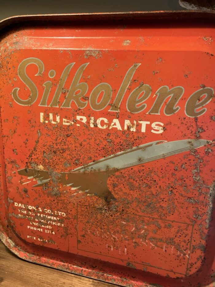 Vintage Concorde Silkolene oil can - Image 2